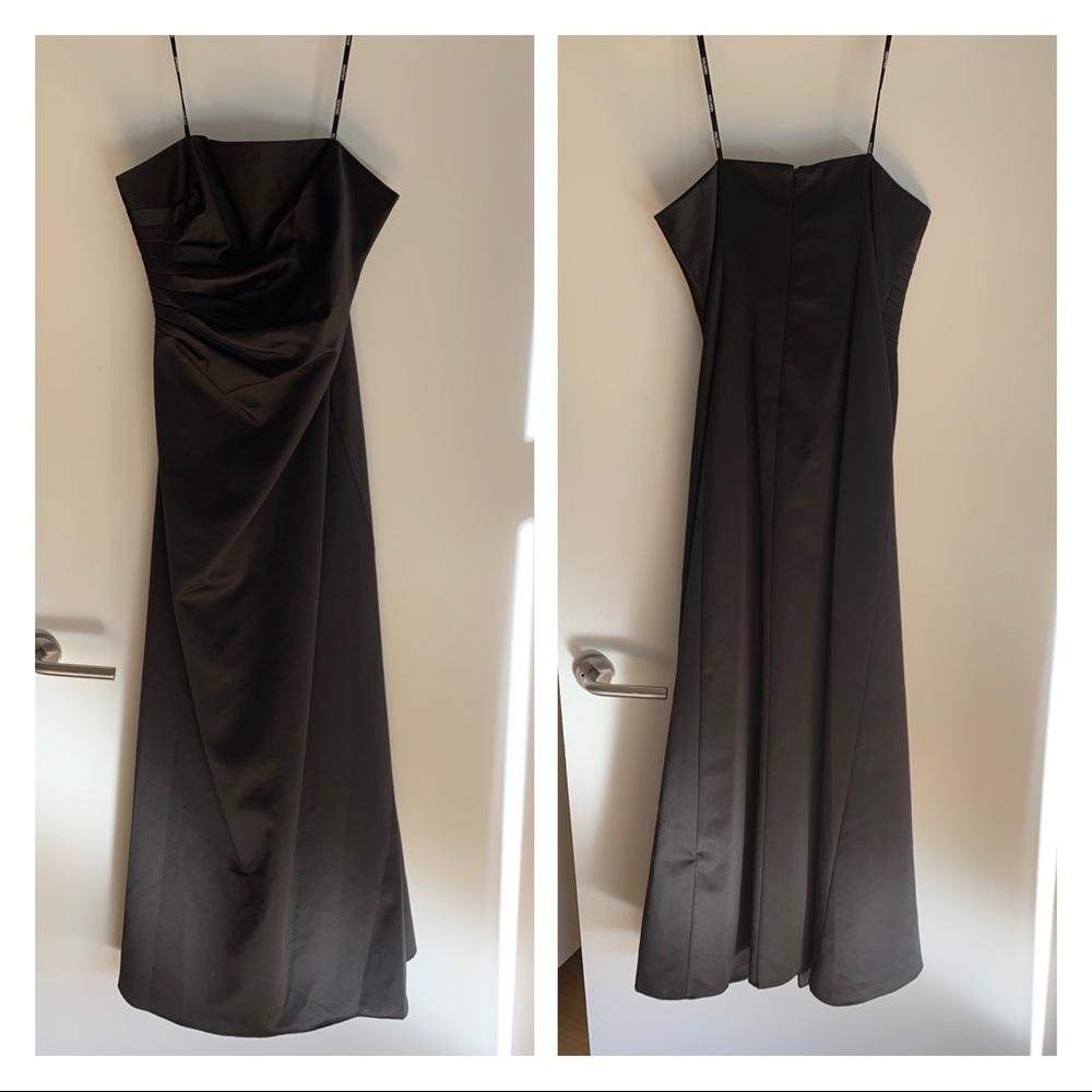 Formal Strapless Black Gown Prom